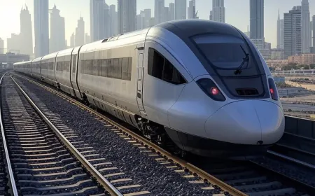 La Révolution Ferroviaire aux Émirats : Le Train à Grande Vitesse Etihad Rail