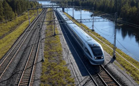Suède : Un Investissement Historique de 110 Milliards $ dans le Rail