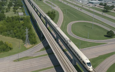 La subvention du projet de train à grande vitesse du Texas annulée : retour à un financement privé pour la liaison Dallas-Houston