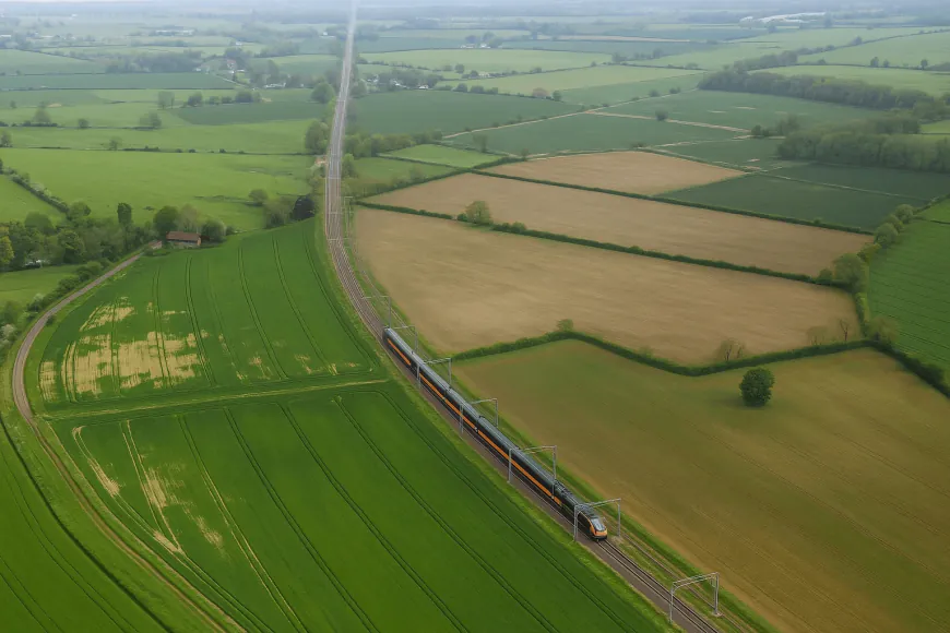 Électrification ferroviaire : Le tronçon Kettering-Wigston prêt pour les trains électriques au Royaume-Uni