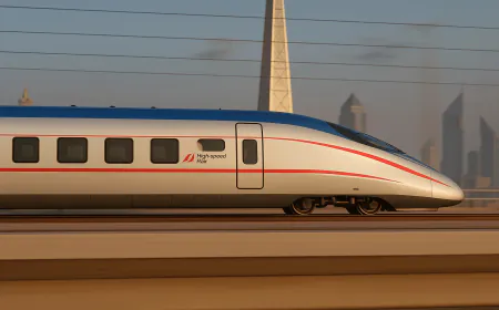 UAE High-Speed Rail Project Launches: 30-Minute Dubai-Abu Dhabi Journey Becomes Reality by 2030