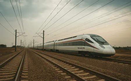 Morocco Awards 1.4 Billion Dirham Contract for Rabat High-Speed Rail Tunnel: Critical Link in Kénitra-Marrakech LGV Network