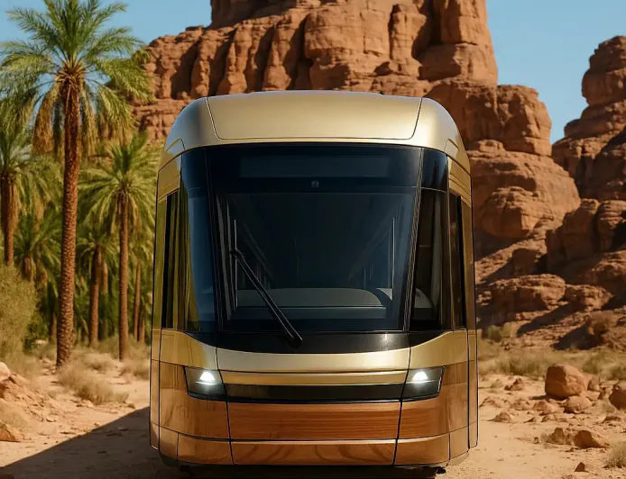 Le tramway d'Al-Ula : l'Arabie Saoudite lance le plus ambitieux projet de transport urbain du Moyen-Orient