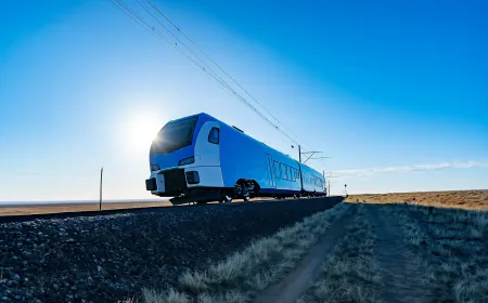 Premier train à hydrogène aux États-Unis : révolution du transport ferroviaire en 2025