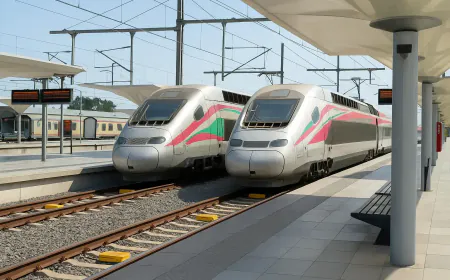 Maroc : Le contrat du tunnel LGV sous Rabat attribué pour 1,4 milliard de dirhams - Un pas décisif pour la ligne Kénitra-Marrakech