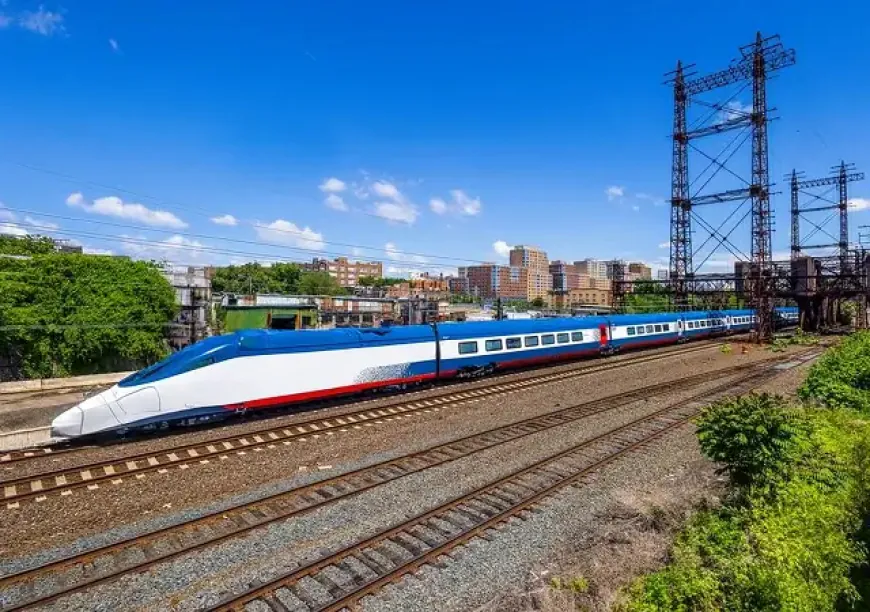 Alstom Next-Gen Acela at 160 mph on Northeast Corridor