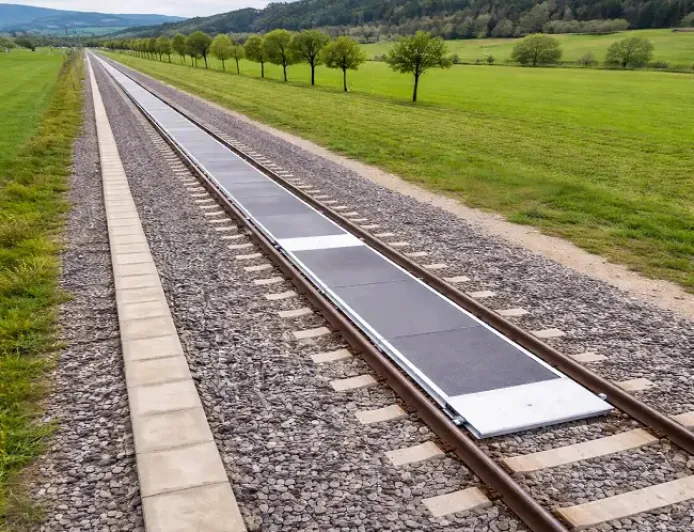 SNCF et Sun-Ways testent des panneaux solaires sur rails