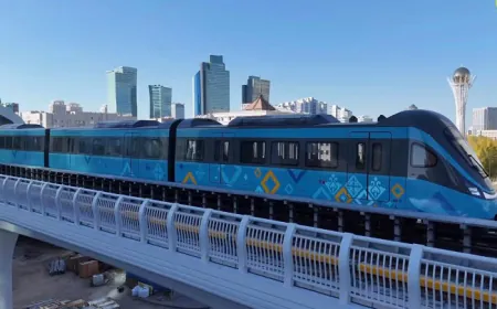 LRT Astana : 19 rames testées simultanément avant l'ouverture