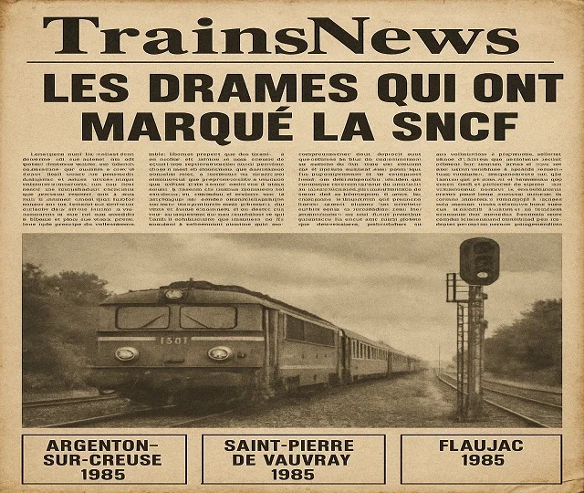 L'été noir 1985 : trois accidents ferroviaires mortels en France
