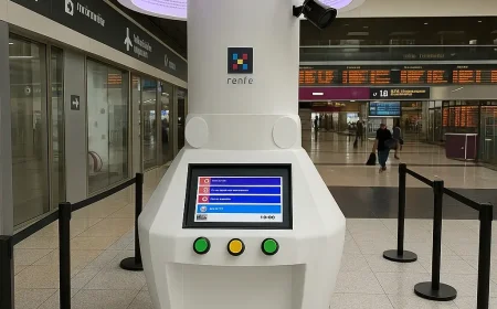 Adif et Renfe Révolutionnent l'Accessibilité Ferroviaire avec des Totems Intelligents