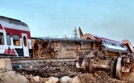 Égypte : trafic ferroviaire rétabli 24h après déraillement meurtrier