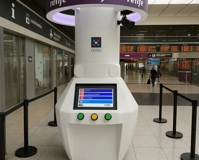 Adif et Renfe Révolutionnent l'Accessibilité Ferroviaire avec des Totems Intelligents