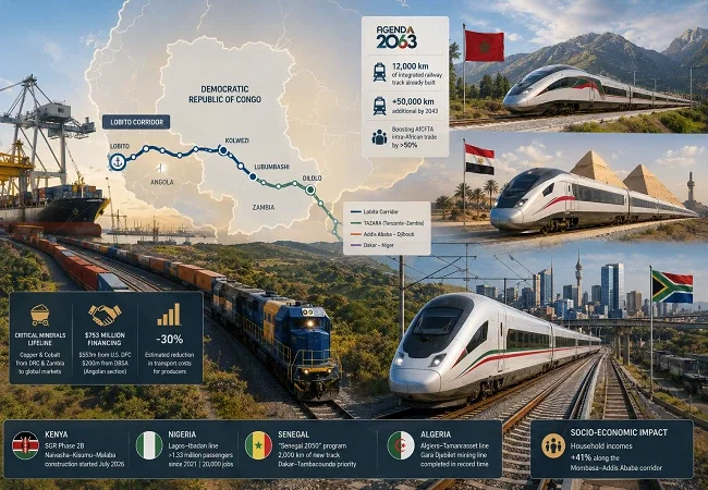  Africa Railway Revolution 2026 : Lobito Corridor & high speed rail
