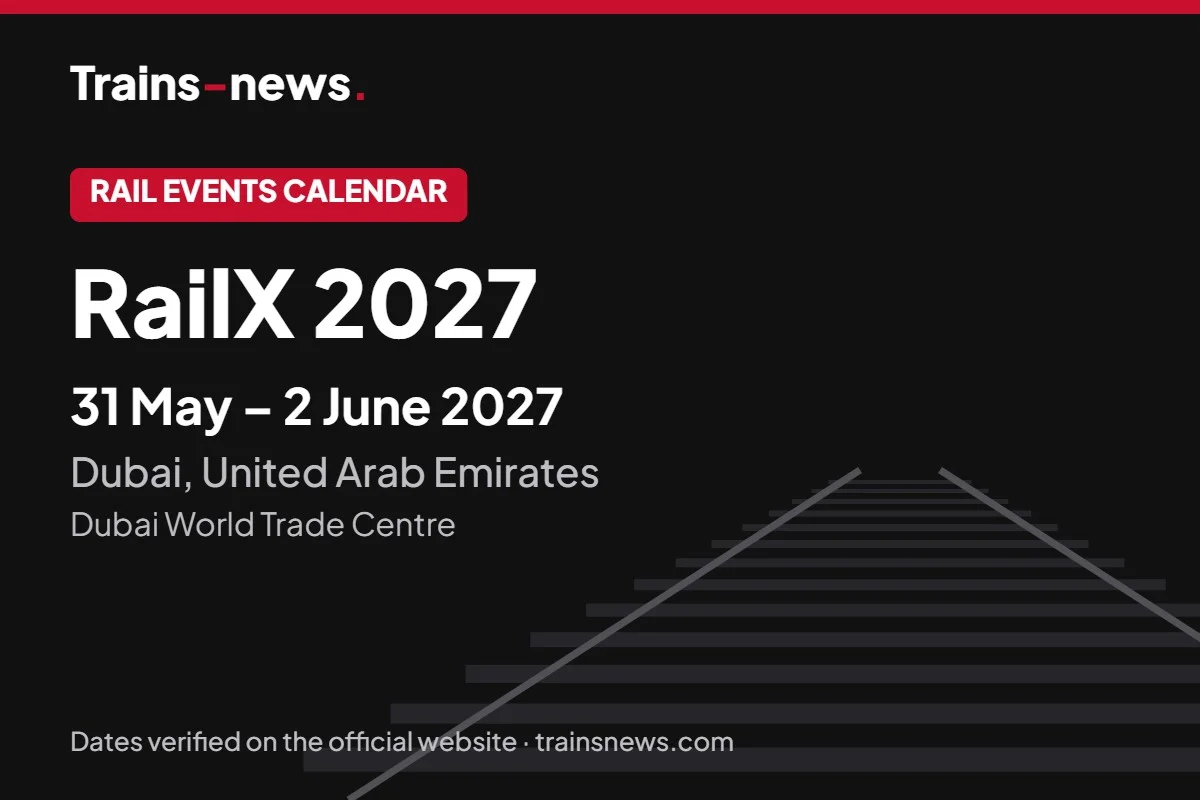 RailX (Dubai, 31 May-2 Jun 2027): dates and trade show guide