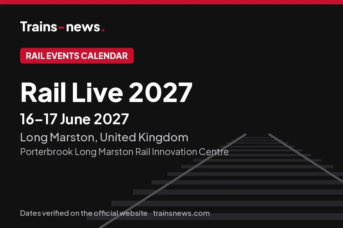 Rail Live 2027 (Long Marston, 16-17 Jun 2027): dates and trade show guide