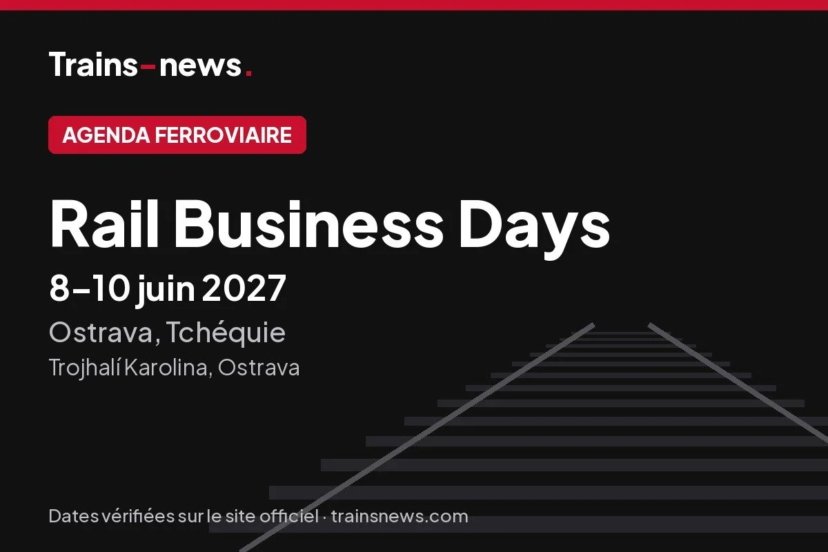 Rail Business Days (Ostrava, 8-10 juin 2027) : dates et guide du salon