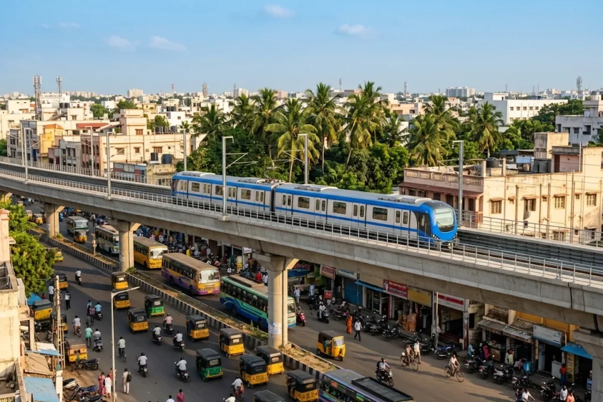 Chennai opens first section of driverless Metro Yellow Line