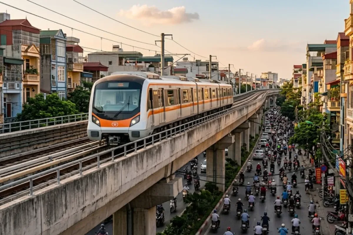 Hanoï : Alstom et Vingroup signent pour 200 rames de métro Metropolis