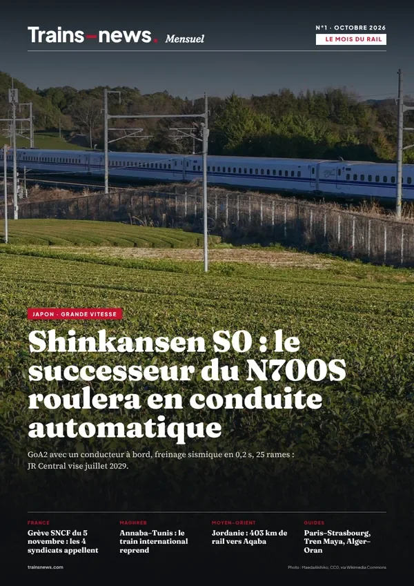 Couverture du TrainsNews Mensuel