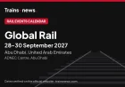 Global Rail (Abu Dhabi, 28-30 Sep 2027): dates and trade show guide