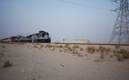 Saudi Landbridge Railway: $7 Billion Project Transforming Saudi Logistics
