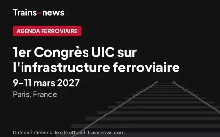 1er Congrès UIC sur l'infrastructure ferroviaire (Paris, 2027) : dates et guide