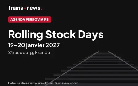 Rolling Stock Days (Strasbourg, 19-20 janv. 2027) : dates et guide du conférence