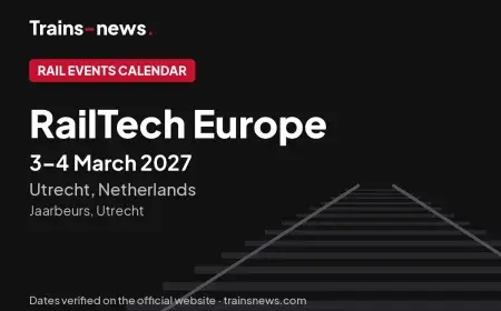 RailTech Europe (Utrecht, 3-4 Mar 2027): dates and trade show guide