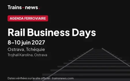 Rail Business Days (Ostrava, 8-10 juin 2027) : dates et guide du salon