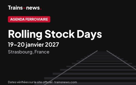 Rolling Stock Days (Strasbourg, 19-20 janv. 2027) : dates et guide du conférence