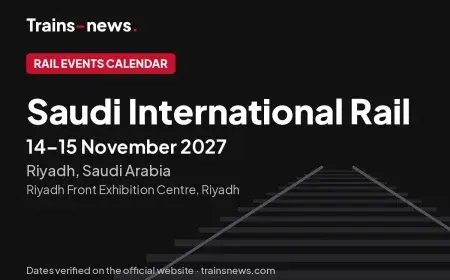 Saudi International Rail (Riyadh, 14-15 Nov 2027): dates and trade show guide