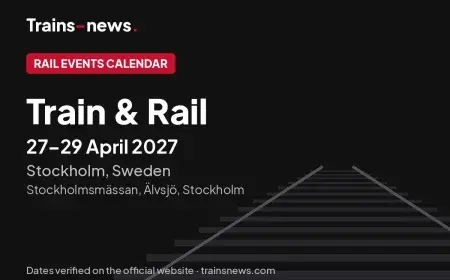 Train & Rail (Stockholm, 27-29 Apr 2027): dates and trade show guide