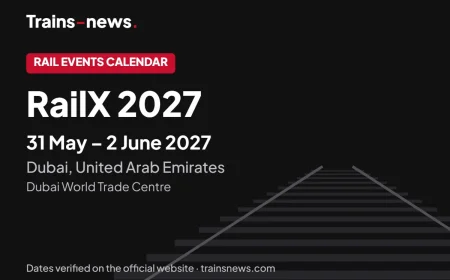 RailX (Dubai, 31 May-2 Jun 2027): dates and trade show guide