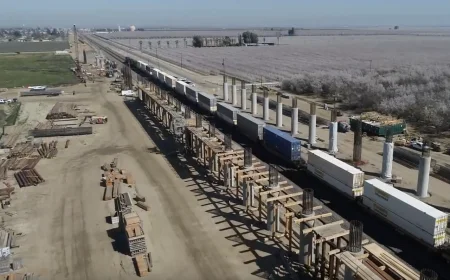 California HSR 2025: $507M track materials tender, 2039 complete goal