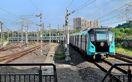 Métro de Mumbai : Alstom sort la première des 39 rames de la ligne 4